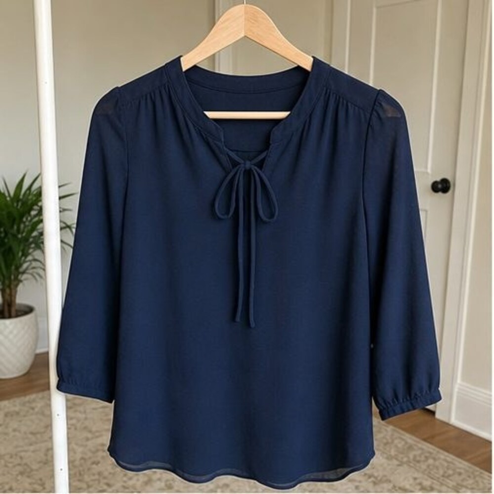 Navy Cami Blouse